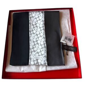 NWT Vintage Coach Hamptons 100% Silk Scarf w/ Box – 60” x 7”